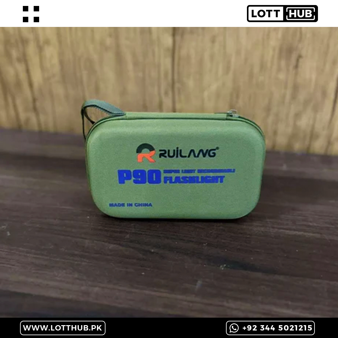 POWERFUL LASER LED P90 Torch 2km Range | Power bank and waterproof