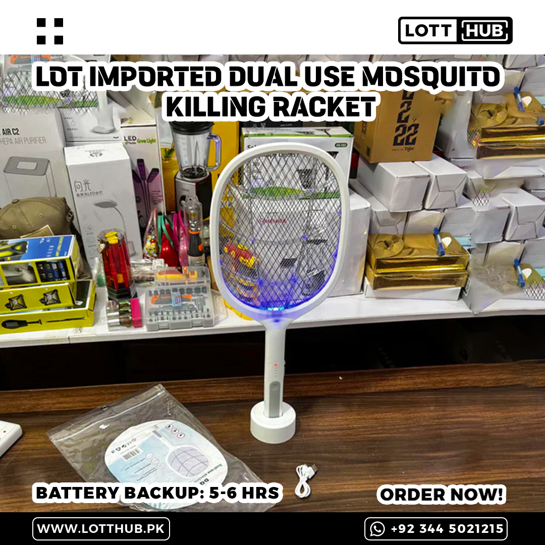 Lot Imported Dual Use Mosquito Killing Racket
