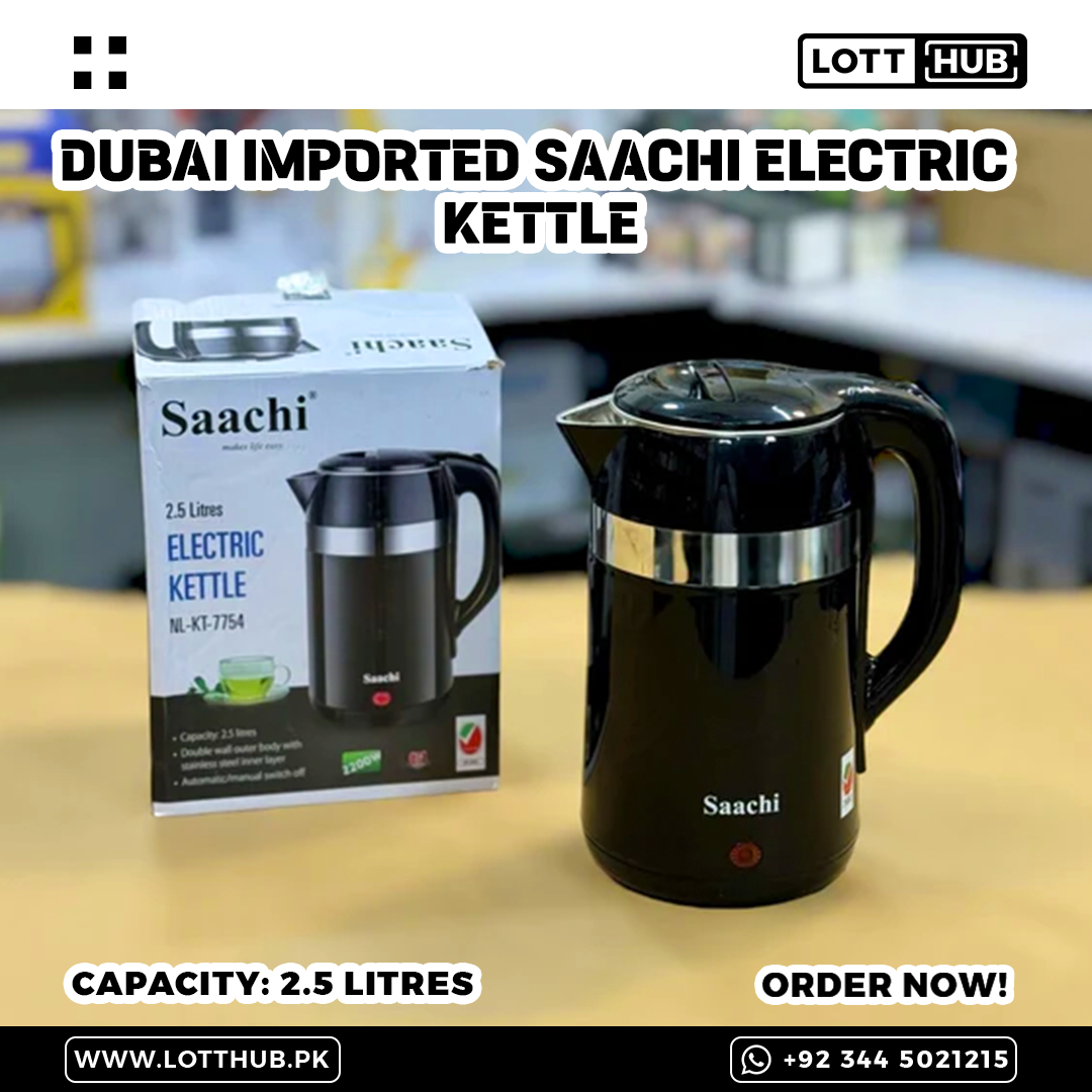 Dubai Lot Imported Saachi 2.5L Electric Kettle