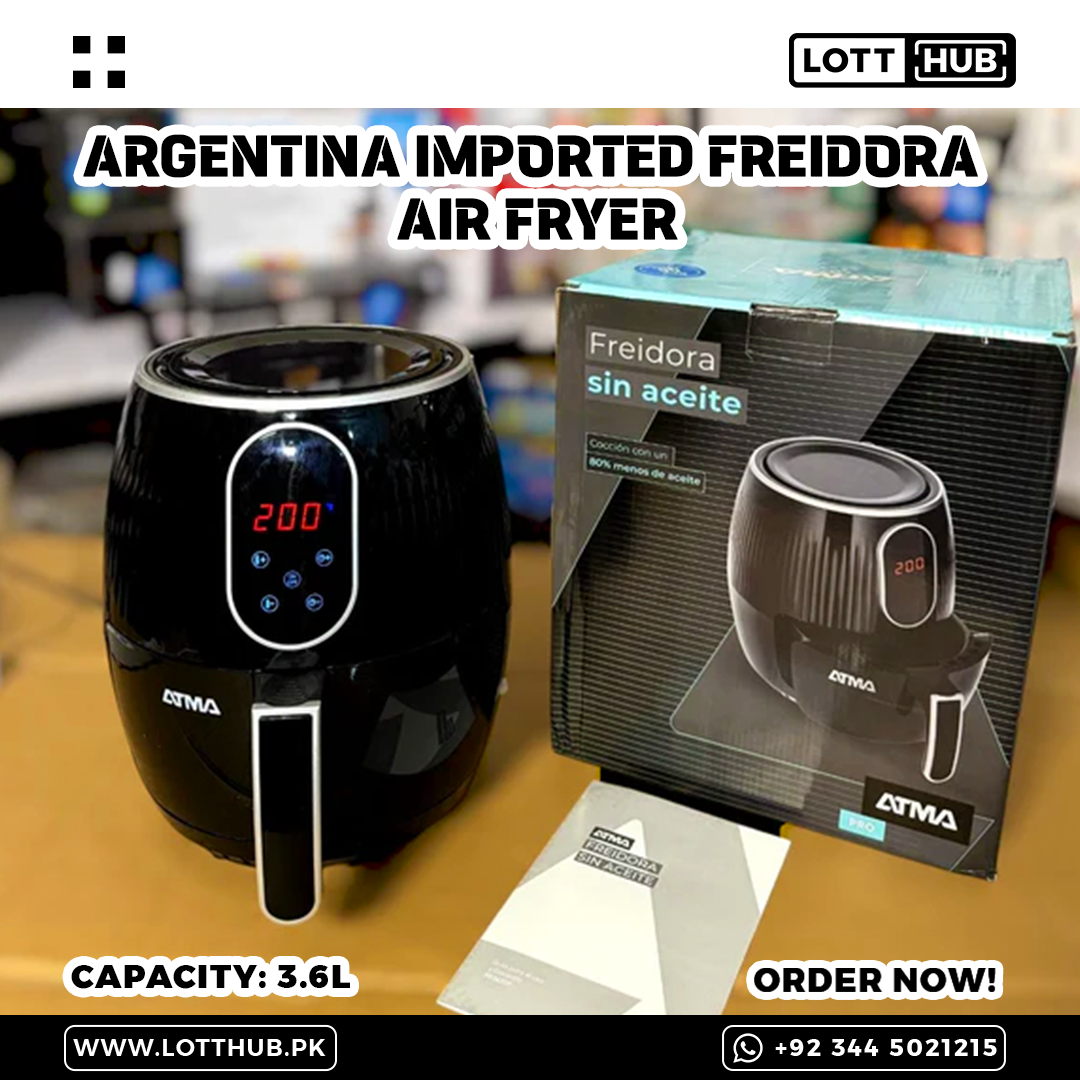 Argentina Lot Imported Freidora 3.6L Air Fryer