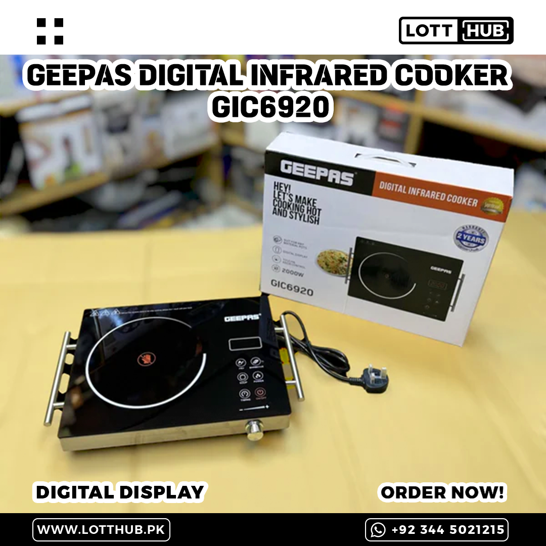 Geepas Digital Infrared Cooker GIC6920