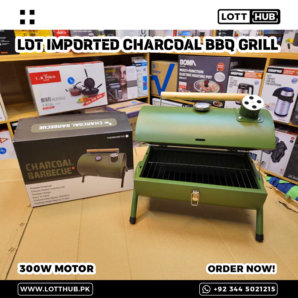 Lot Imported Charcoal BBQ Grill