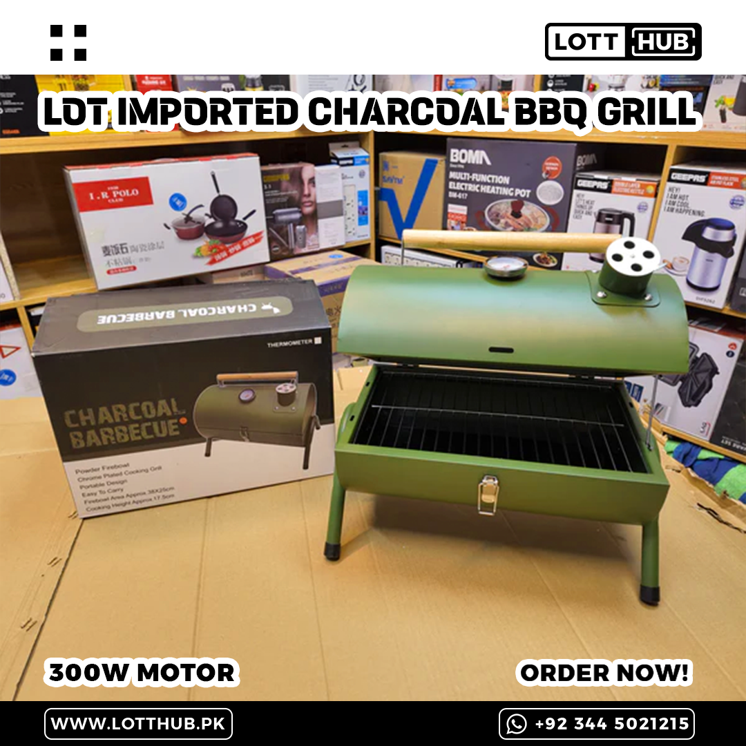 Lot Imported Charcoal BBQ Grill