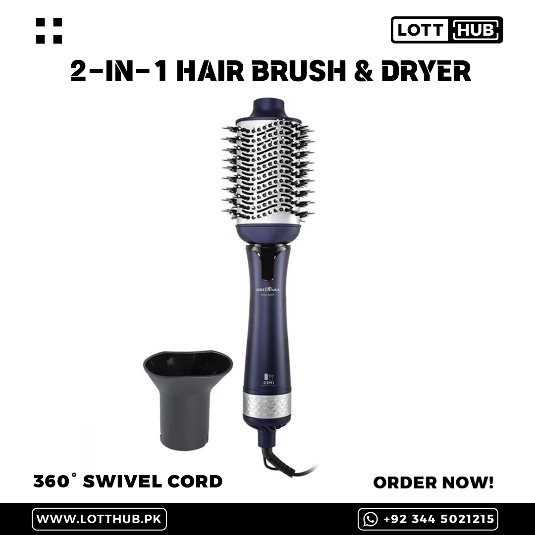 2-in-1 Hair Brush & Dryer
