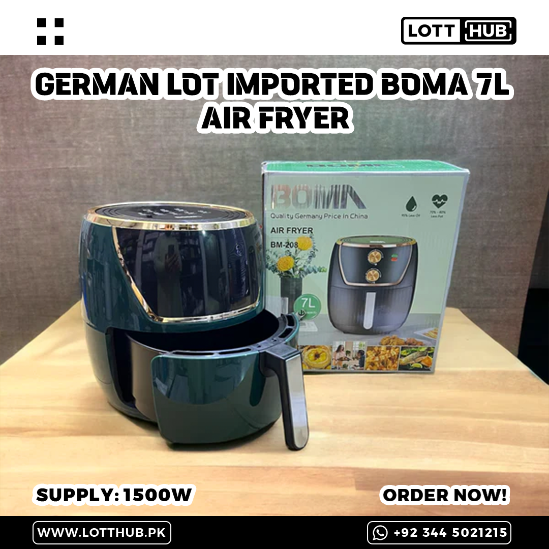 German Lot Imported BOMA 7L Air Fryer