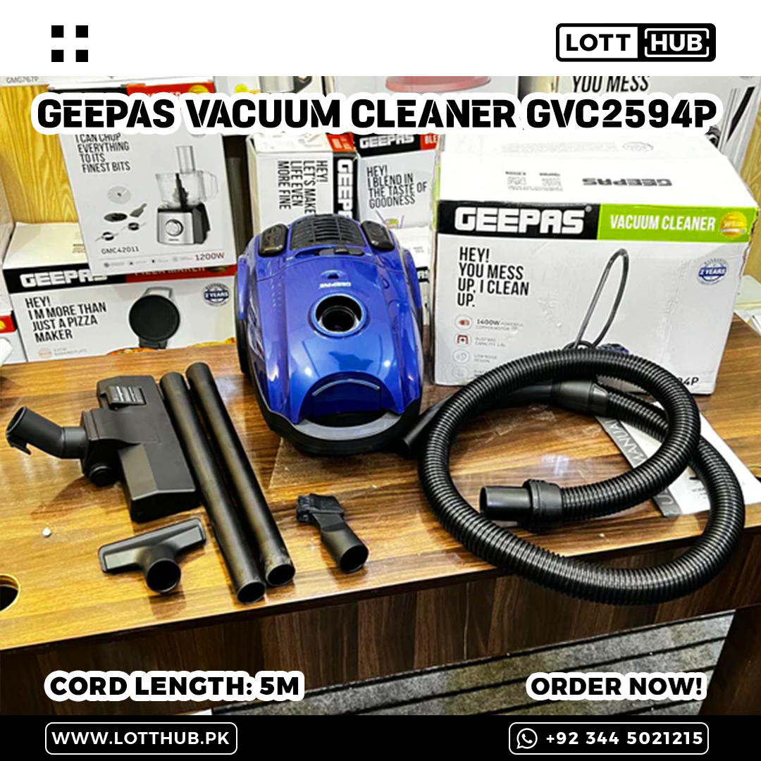 Geepas Vacuum Cleaner GVC2594P
