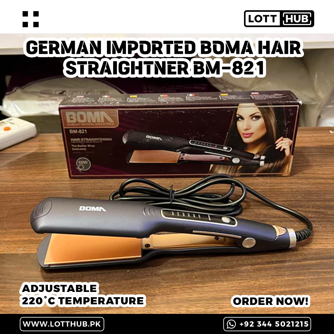 German Lot Imported Boma Hair Straightner BM-821
