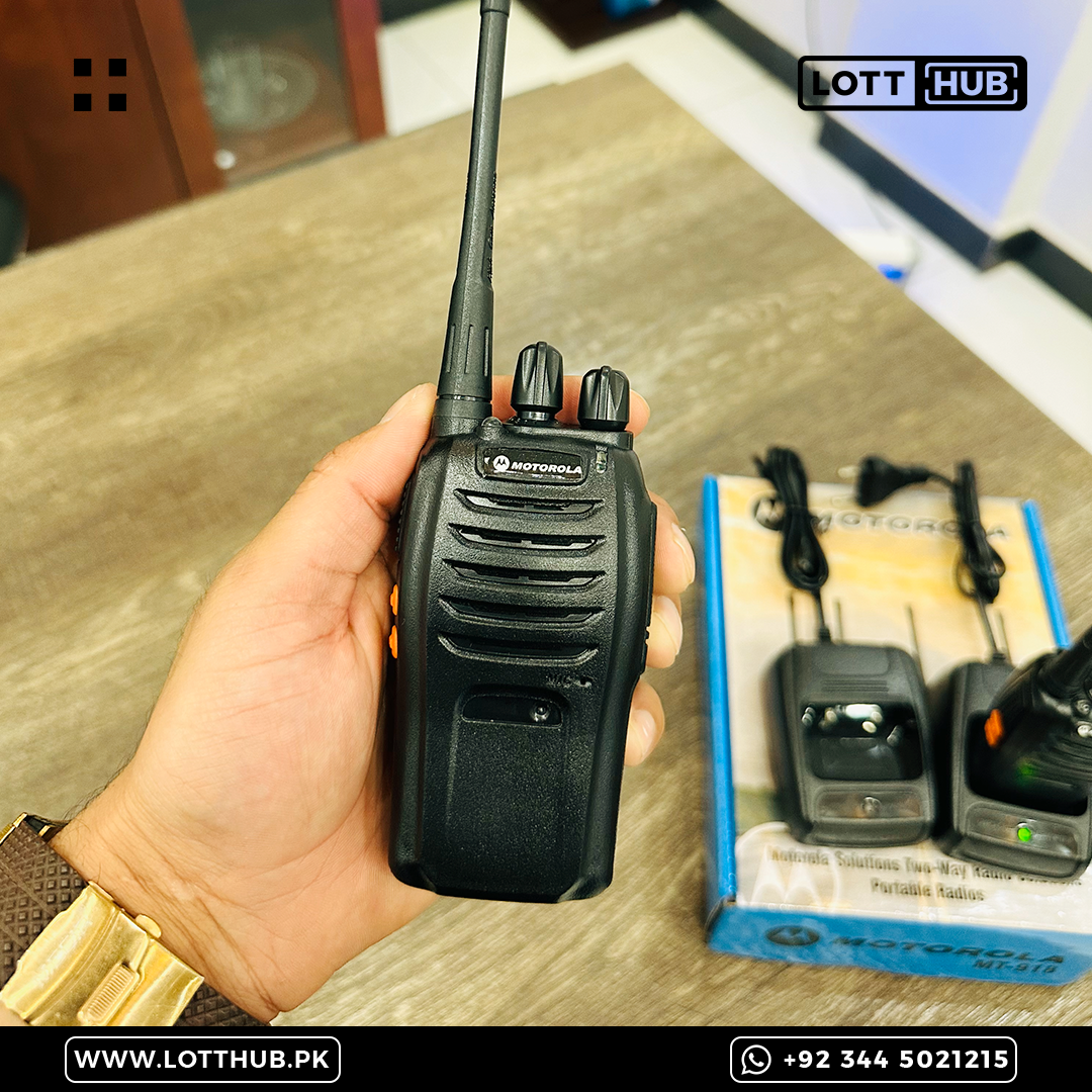 MOTOROLA MT-918 WALKIE TALKIE - 2 TO 4 KM RANGE - PAIR