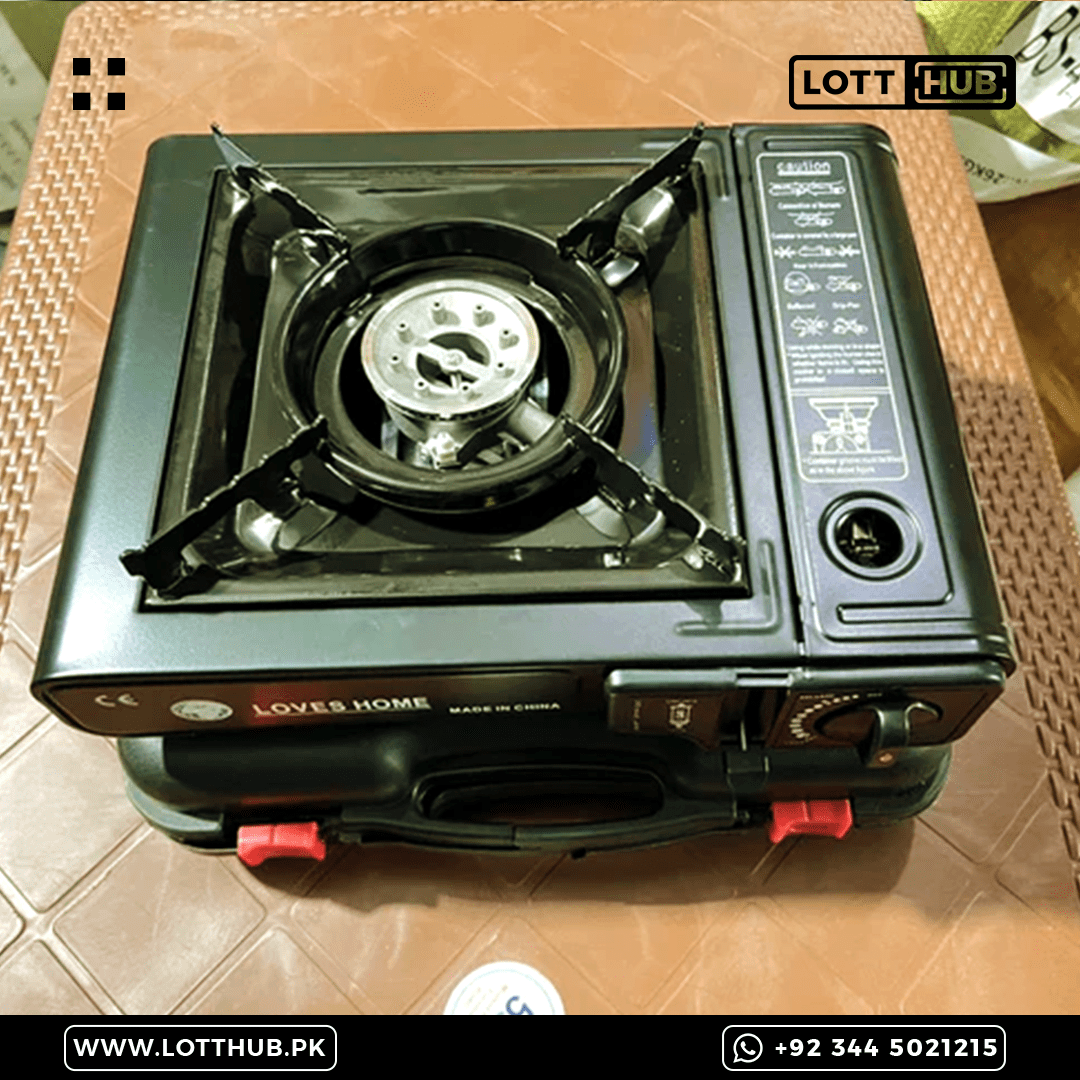 Portable Gas Burner Stove With 1 Gas Bottle