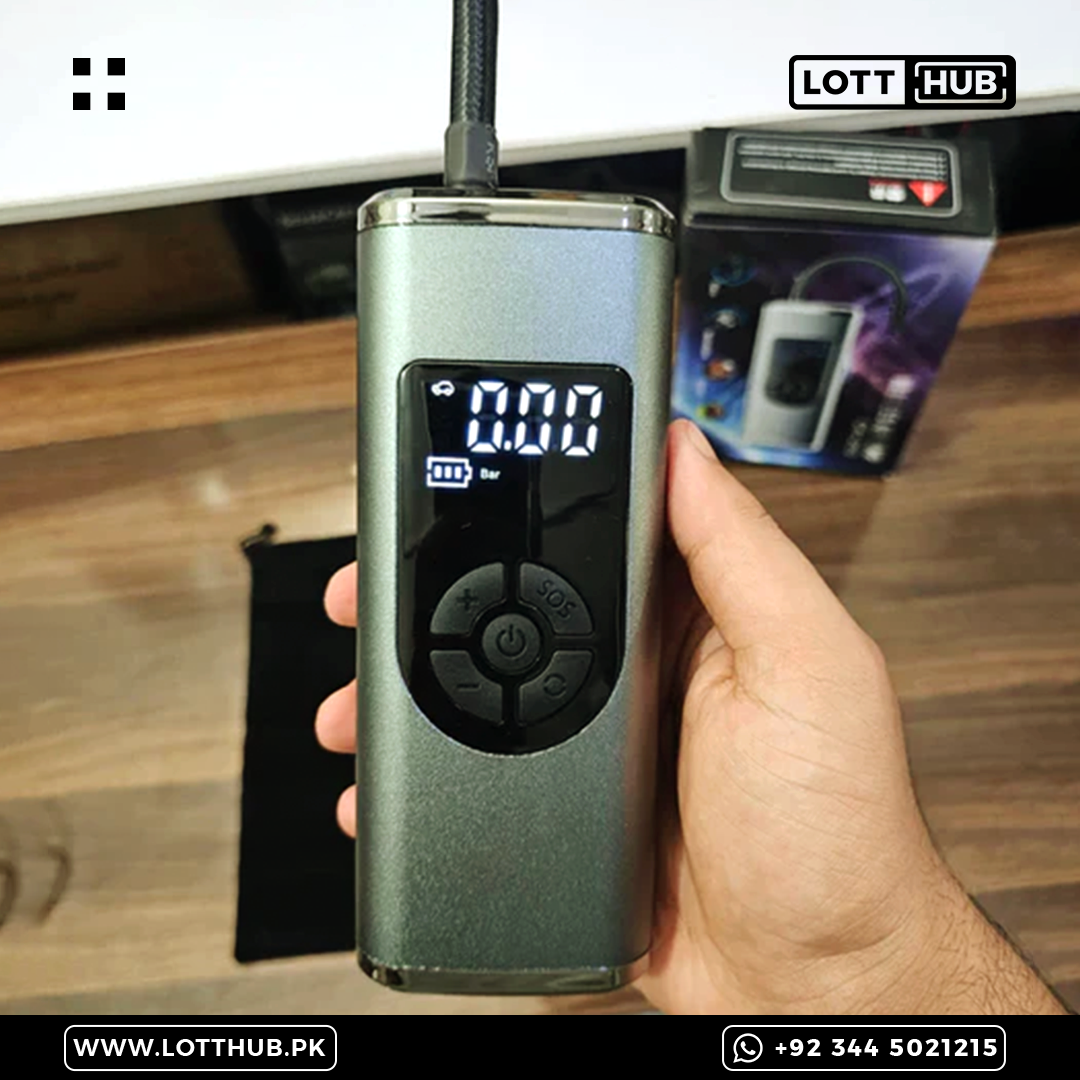Lot Imported Rechargeable Wireless Air Pump and Powerbank