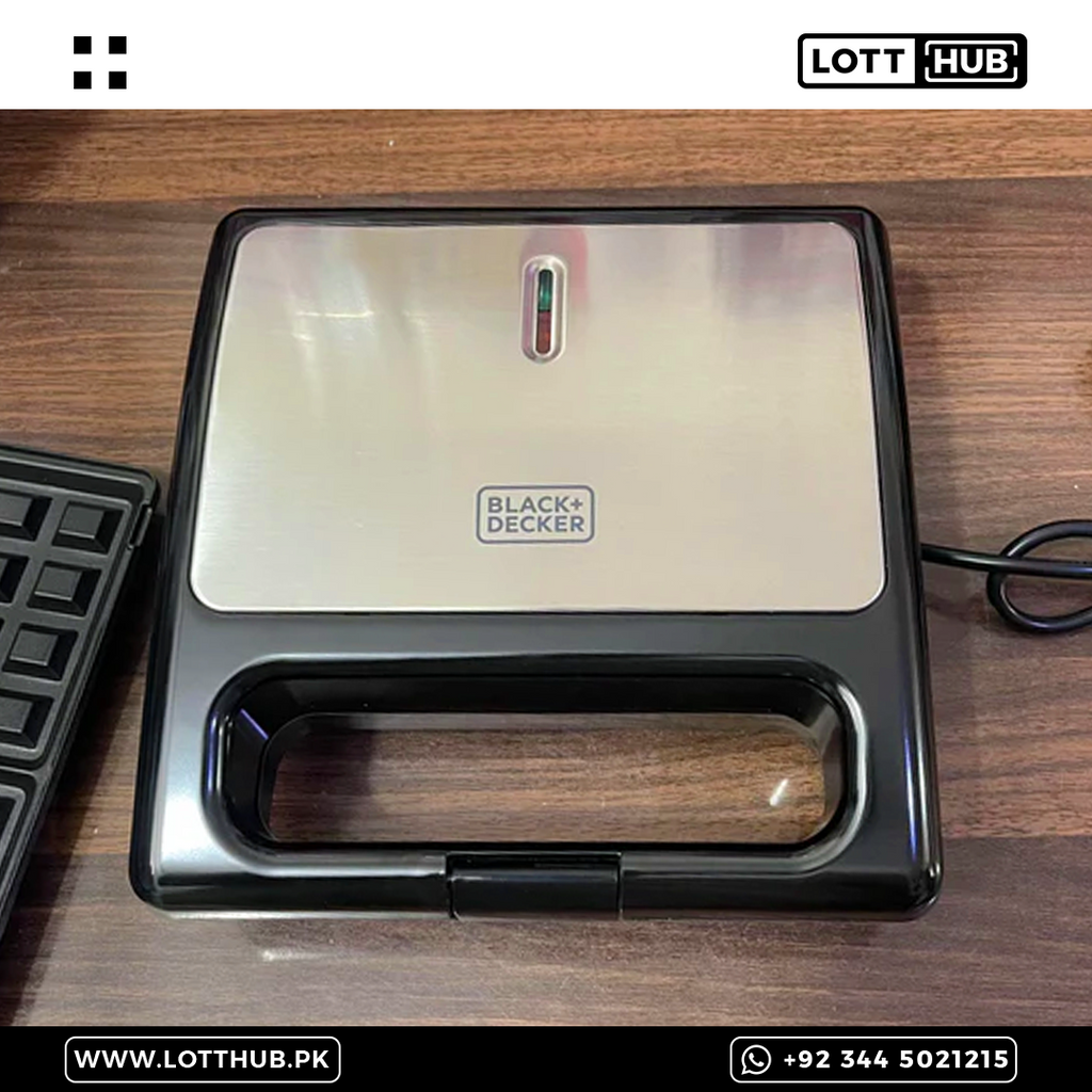 Brasil Lot Imported Black Decker 3-in-1 Snack Maker