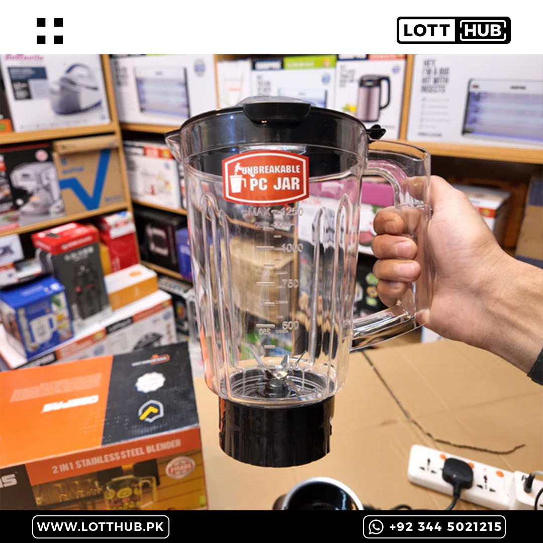 Geepas 2-in-1 Stainless Steel Blender GSB5446N