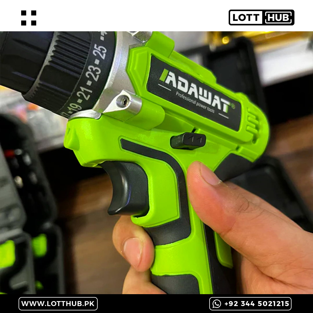 Adawat Portable Rechargeable Drill Set | 12 Volts