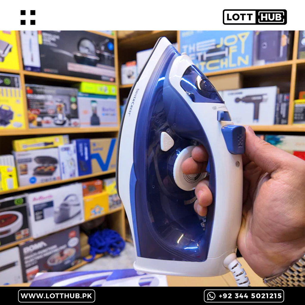 German Lot Imported Silver Crest Steam Iron SC-233