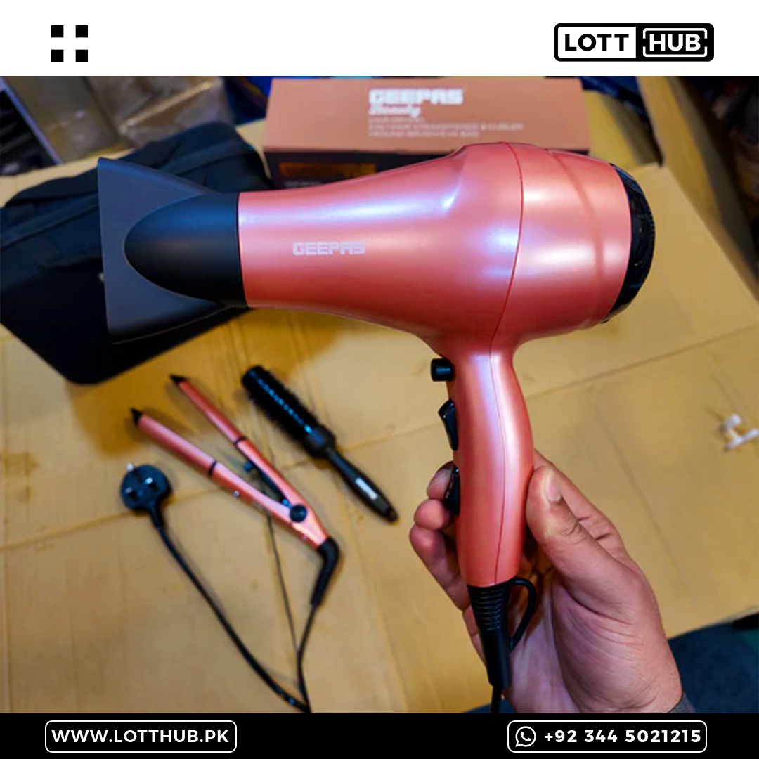 Geepas 4 in 1 Hair Styler Set GHF86054