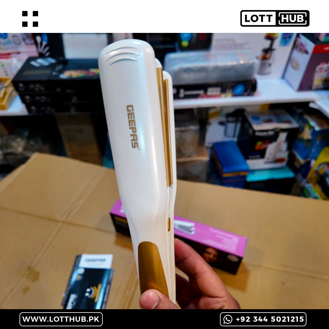 Geepas 2-in-1 Ceramic Hair Straightener