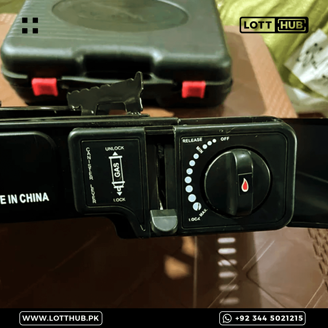 Portable Gas Burner Stove With 1 Gas Bottle