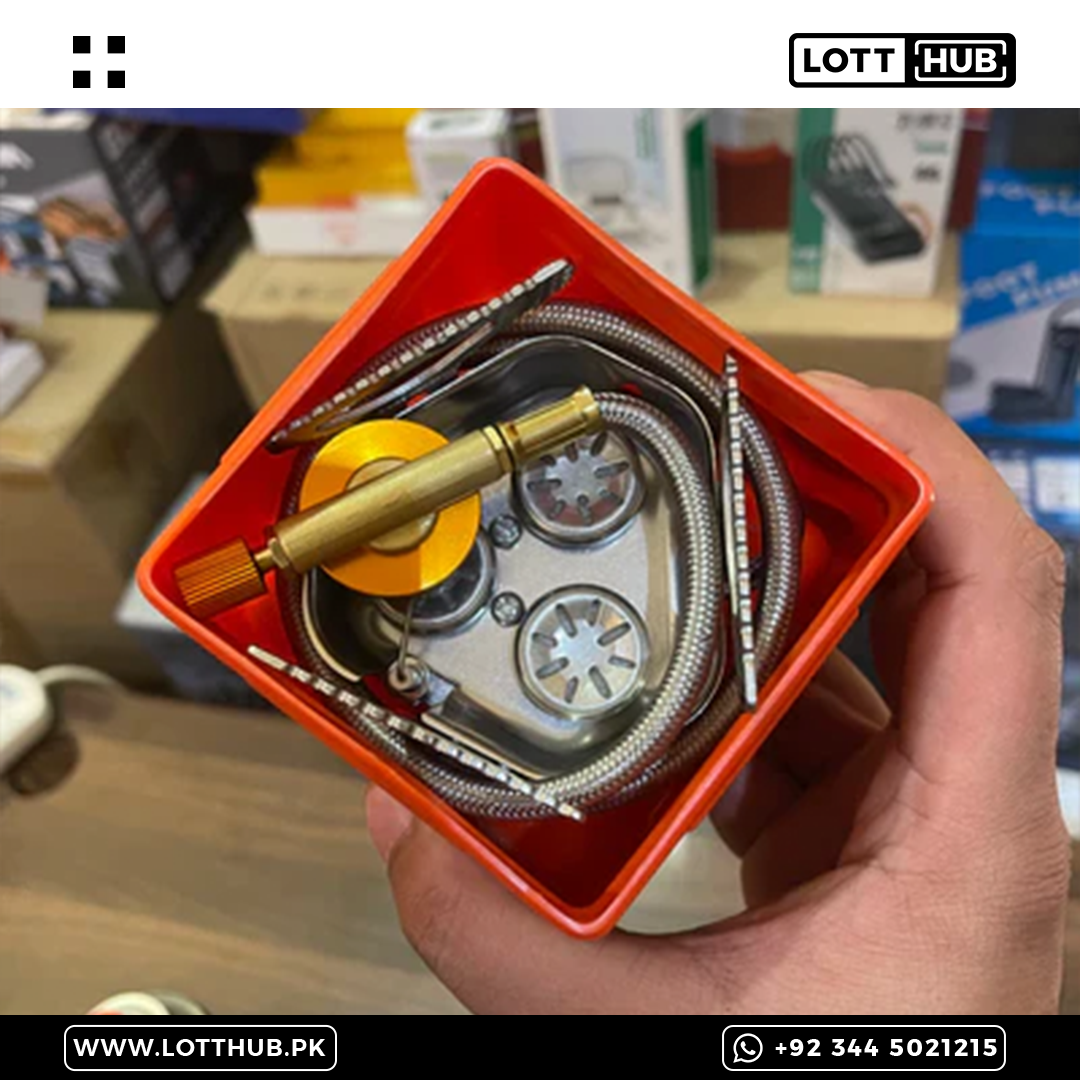 Camping Folding Stove with 1 Gas Bottle