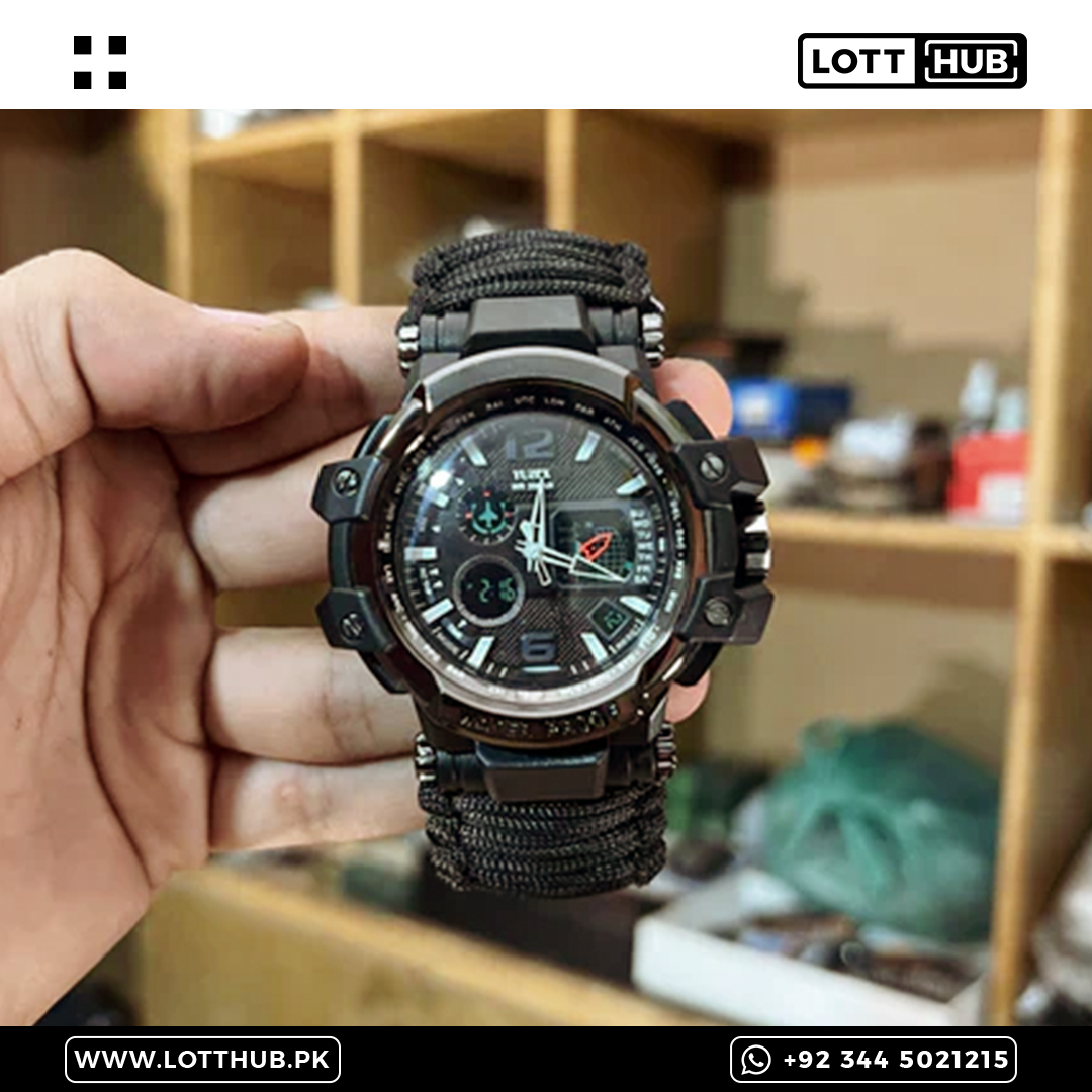 Lot Imported 6-in-1 Multifunctional Paracord Watch