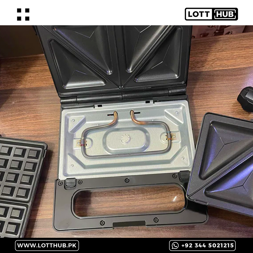 Brasil Lot Imported Black Decker 3-in-1 Snack Maker