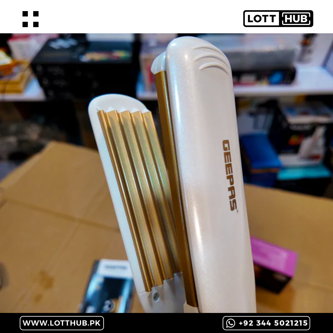 Geepas 2-in-1 Ceramic Hair Straightener