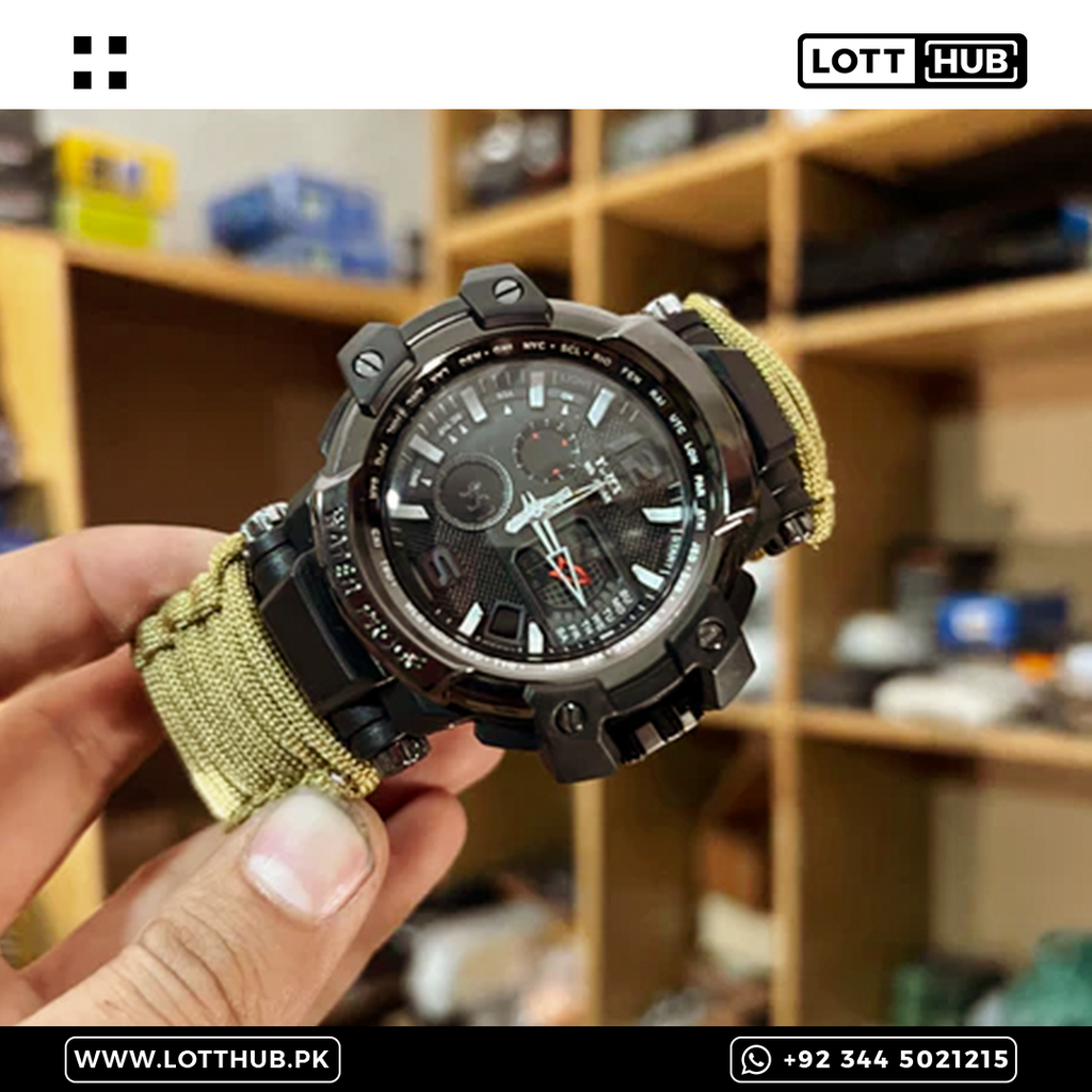 Lot Imported 6-in-1 Multifunctional Paracord Watch