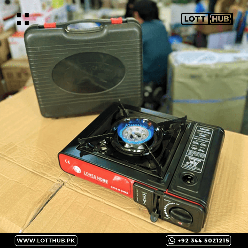 Portable Gas Burner Stove With 1 Gas Bottle