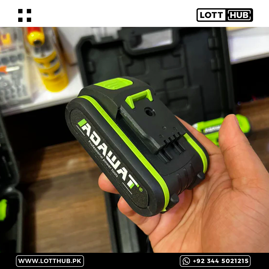 Adawat Portable Rechargeable Drill Set | 12 Volts