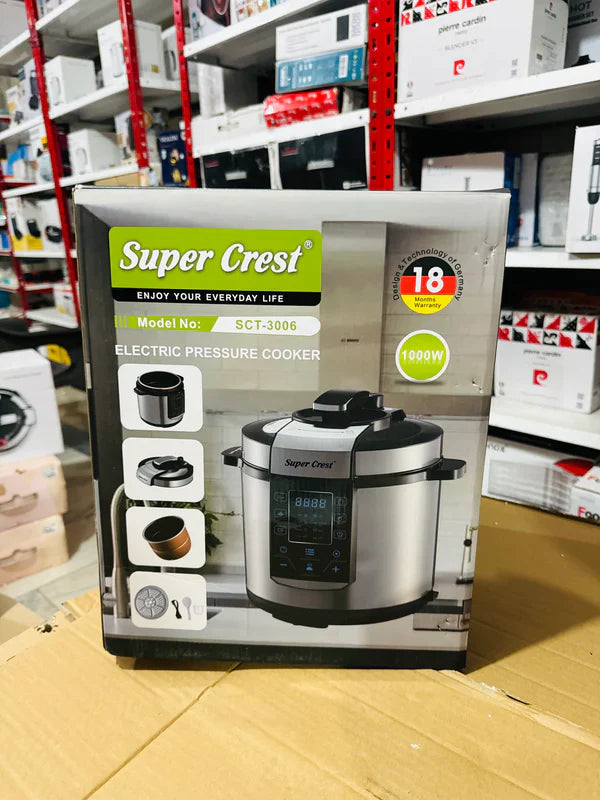 Super Crest Electric Pressure Cooker SCT-3006