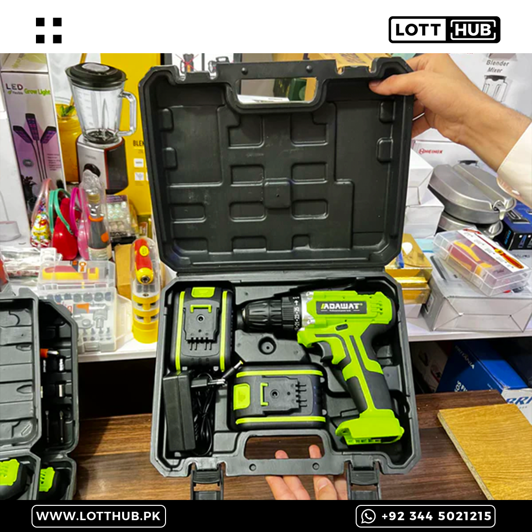 Adawat Portable Rechargeable Drill Set | 12 Volts