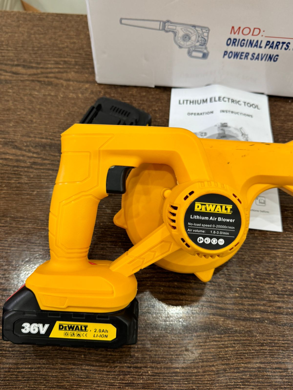 DEWALT AIR BLOWER 36V