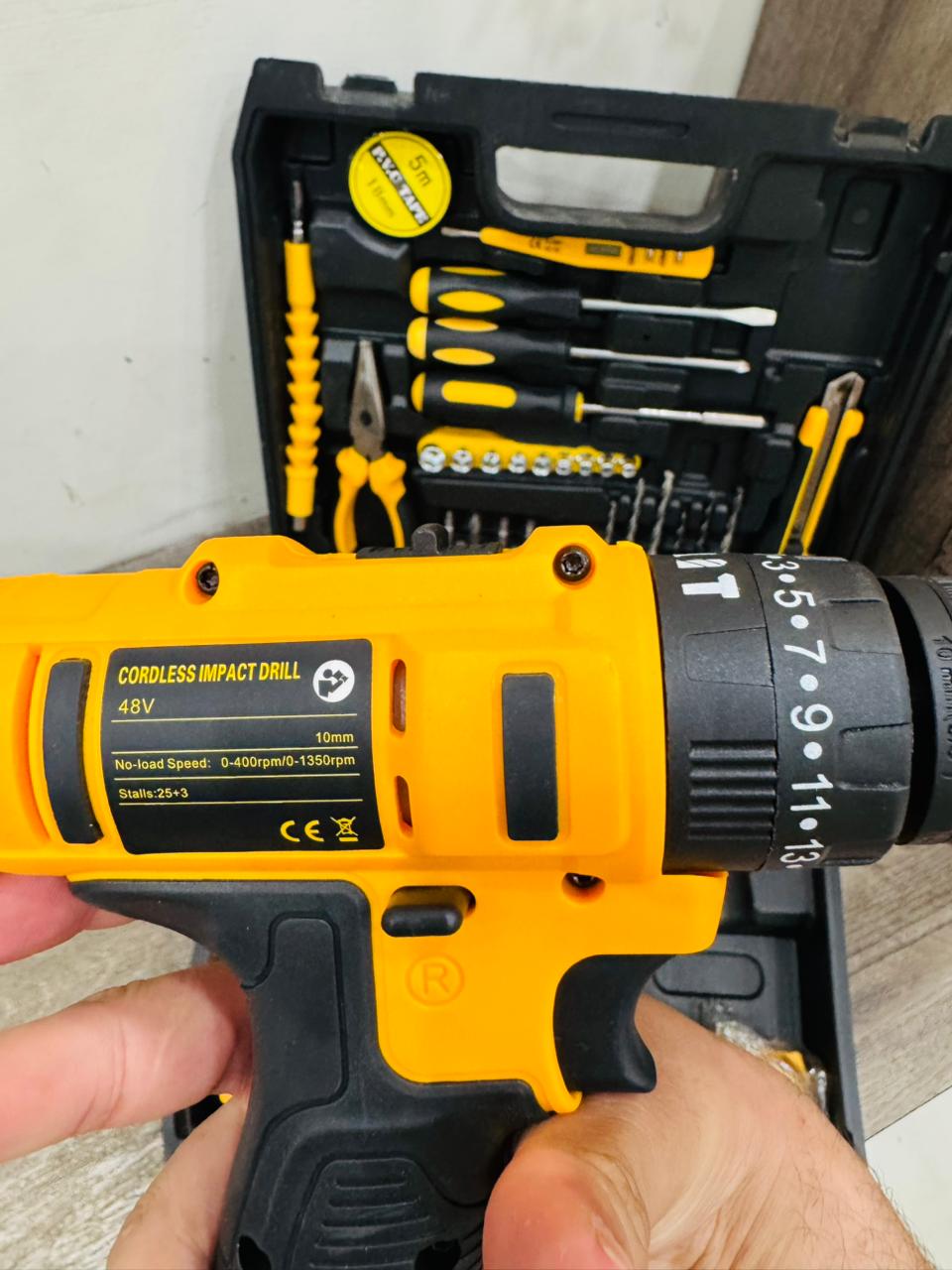 DEWALT 48V Cordless Drill Machine - Power and Precision for Every Task