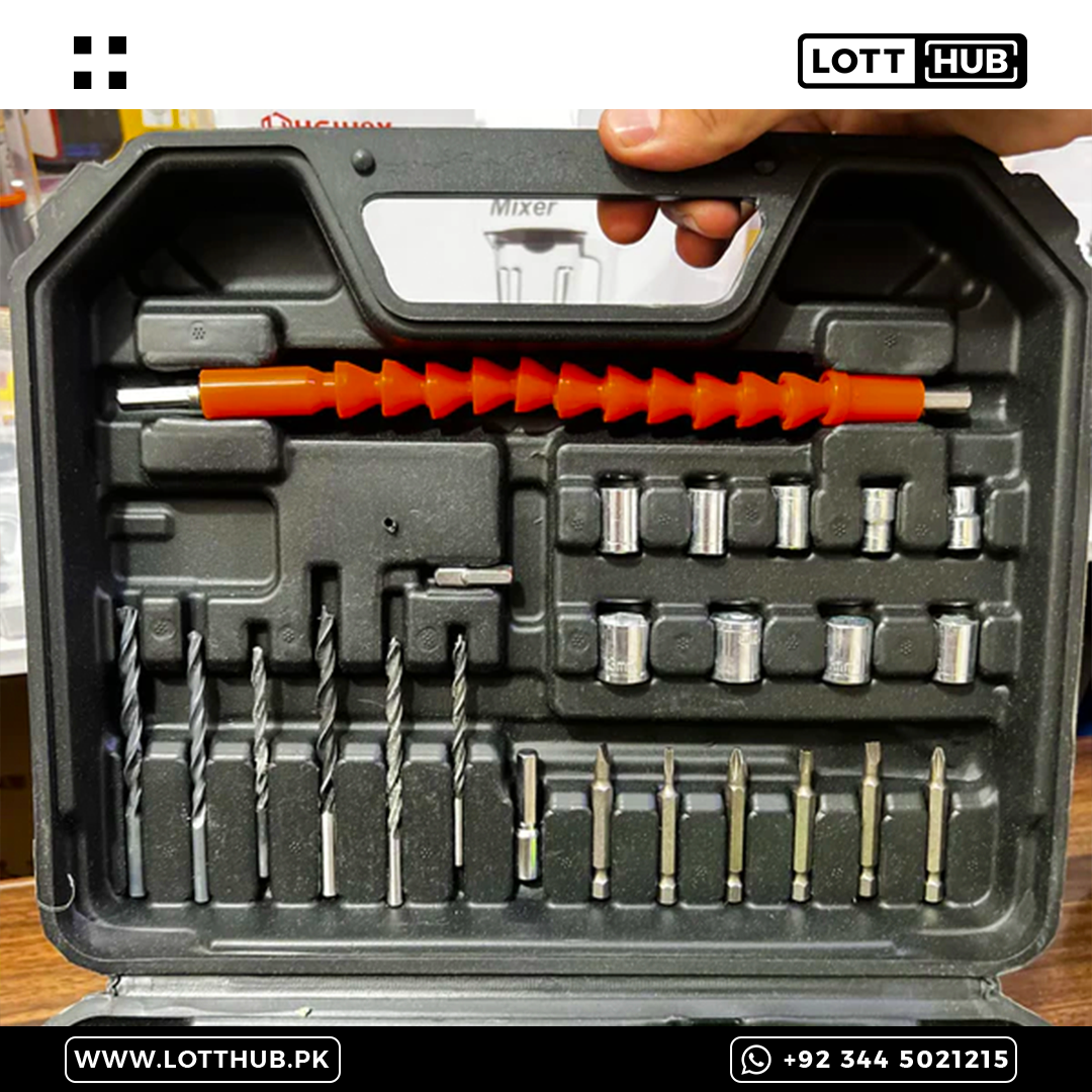 Adawat Portable Rechargeable Drill Set | 12 Volts