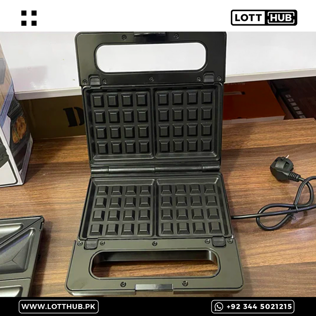 Brasil Lot Imported Black Decker 3-in-1 Snack Maker