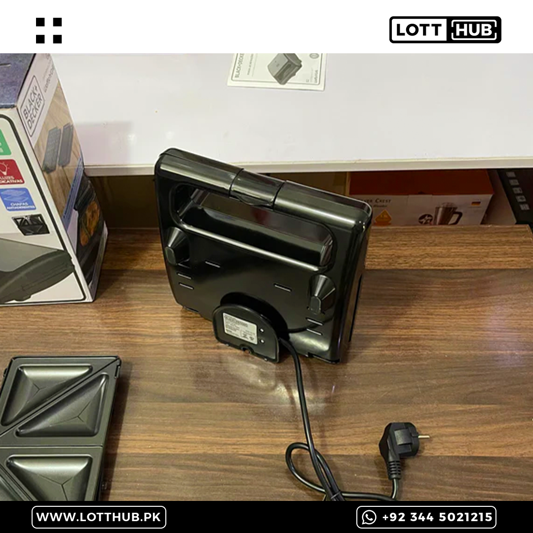 Brasil Lot Imported Black Decker 3-in-1 Snack Maker