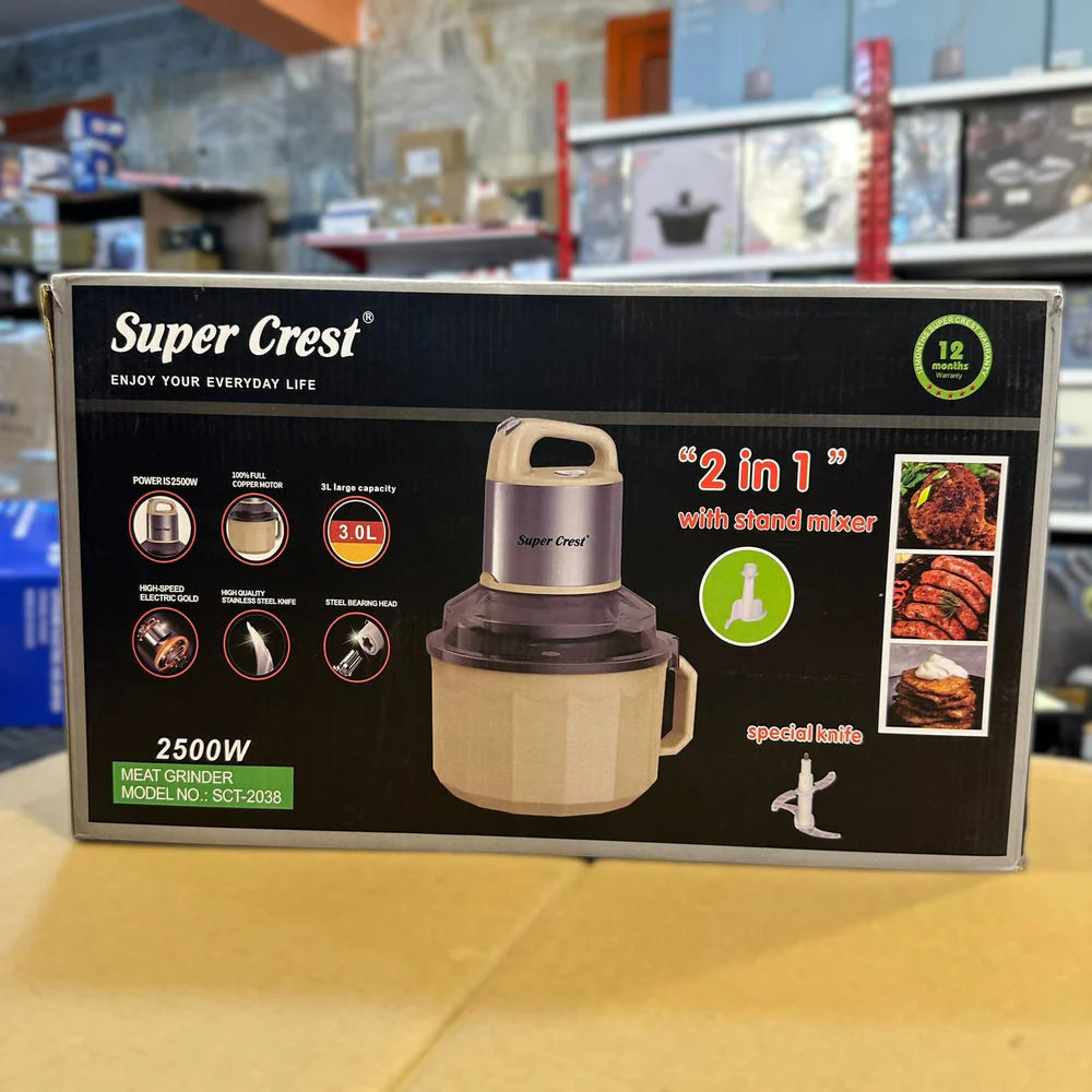 Super Crest 2in1 Chopper & Stand Mixer