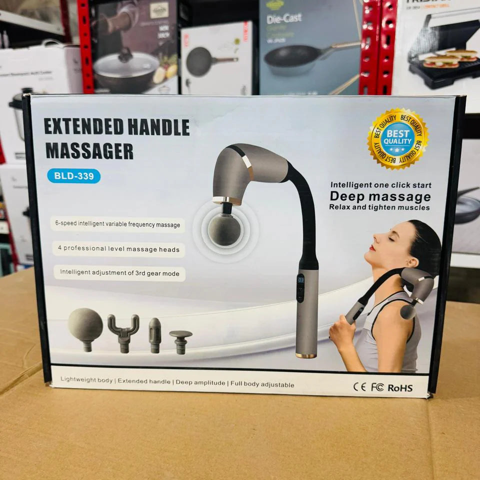 Electric Deep Body Massager with Upgraded Extension Handle ┃6 Speed Levels