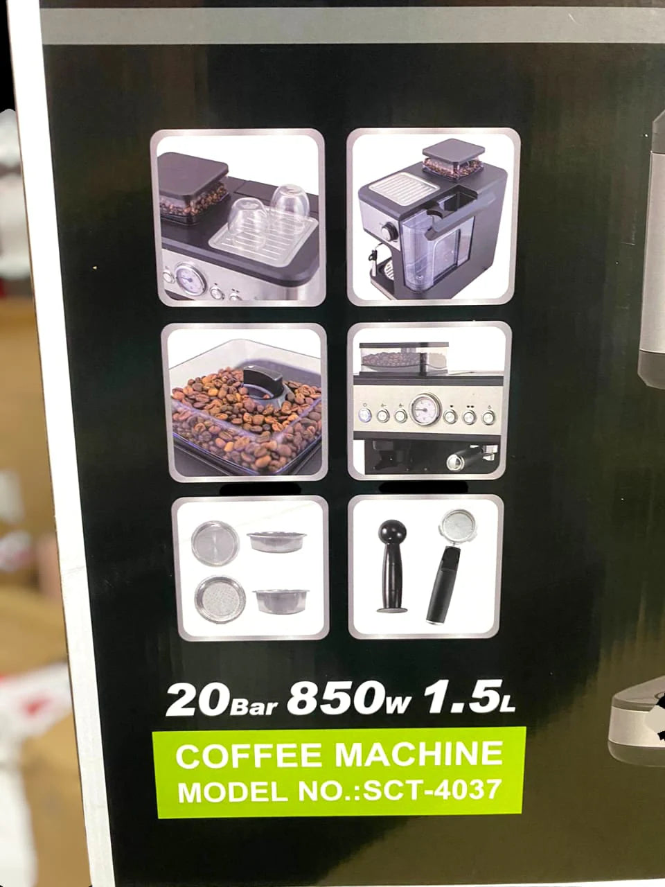 SUPER CREST 2 in 1 Big Size Coffee Machine 850W