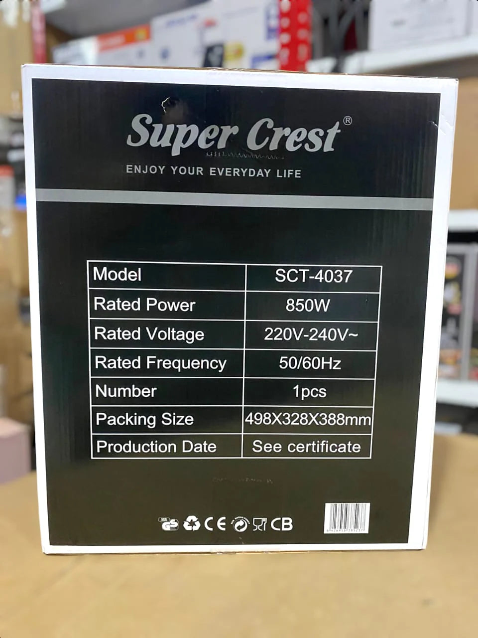 SUPER CREST 2 in 1 Big Size Coffee Machine 850W