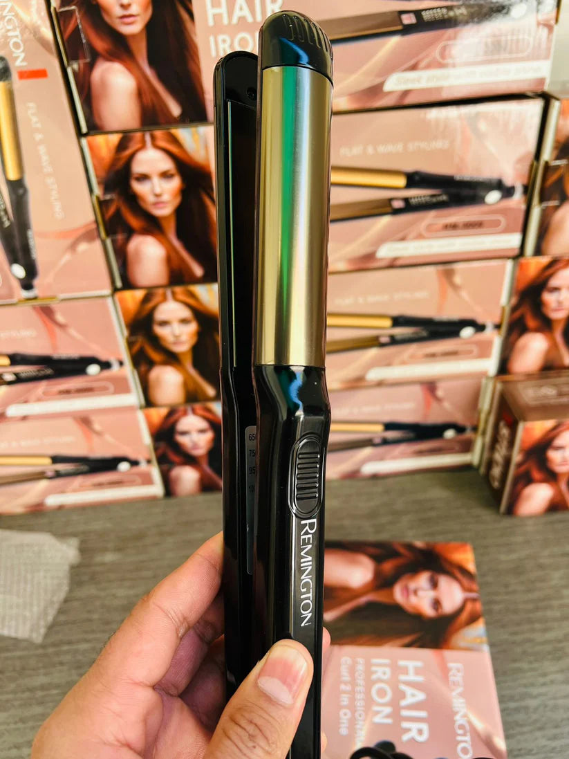 Remington Sleek & Curl 2-in-1 Hair Straightener and Curler