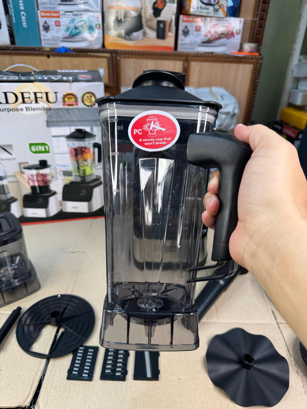 BARDEFU 6-in-1┃2.5L Multipurpose Blender - German Lot