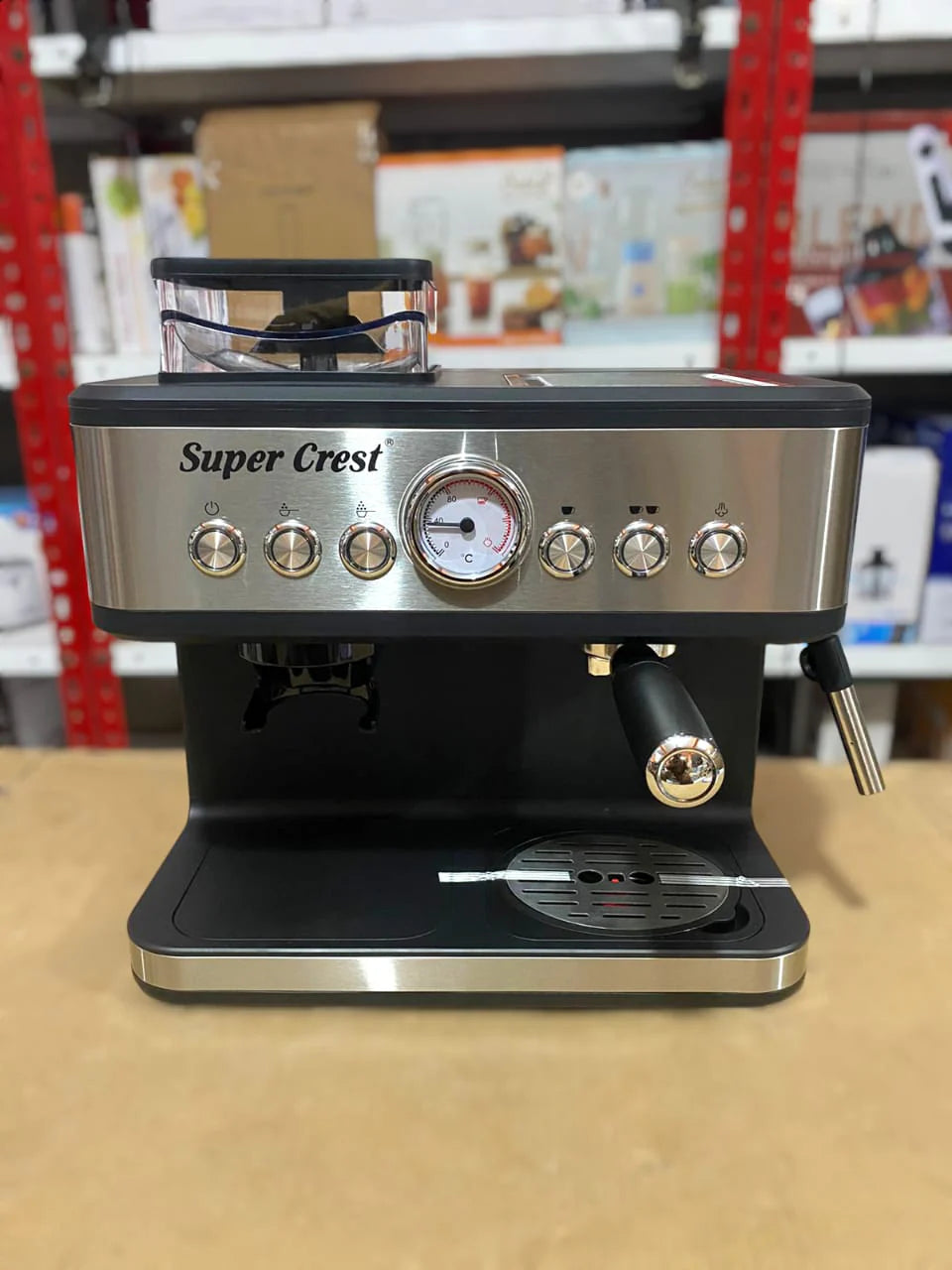 SUPER CREST 2 in 1 Big Size Coffee Machine 850W