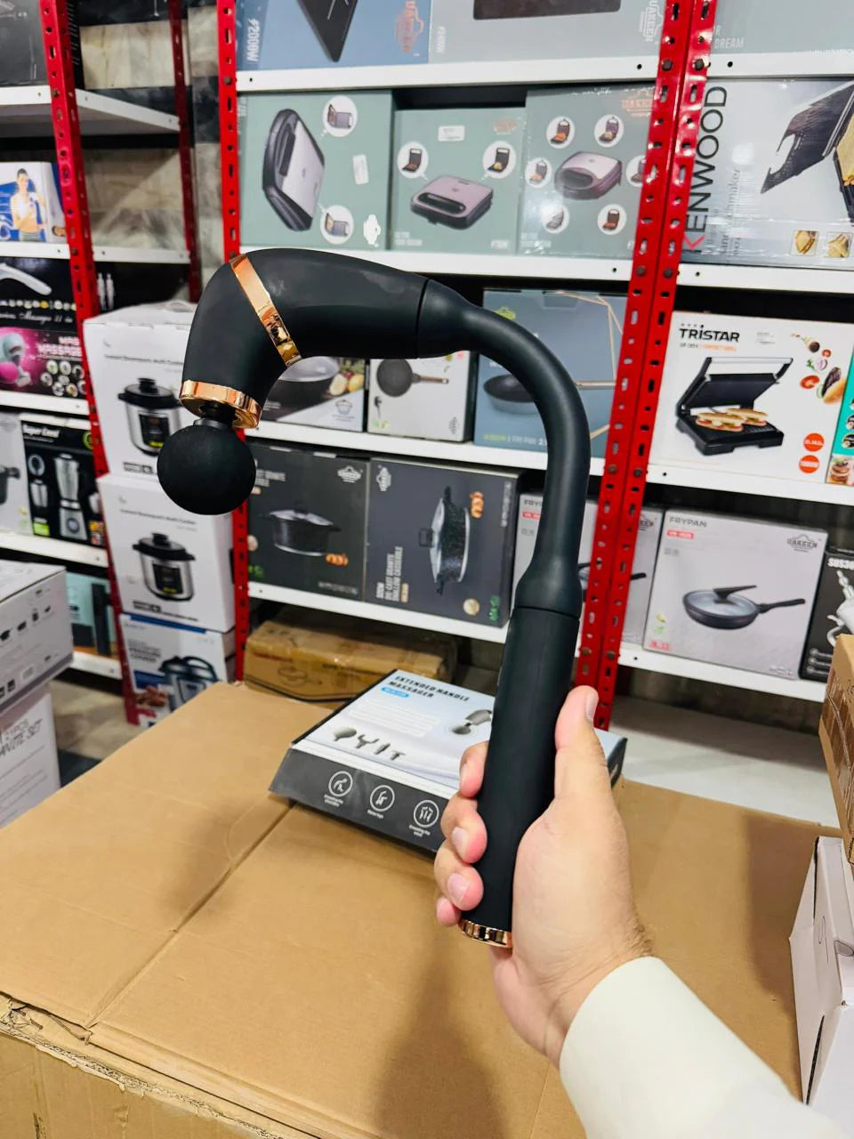 Electric Deep Body Massager with Upgraded Extension Handle ┃6 Speed Levels