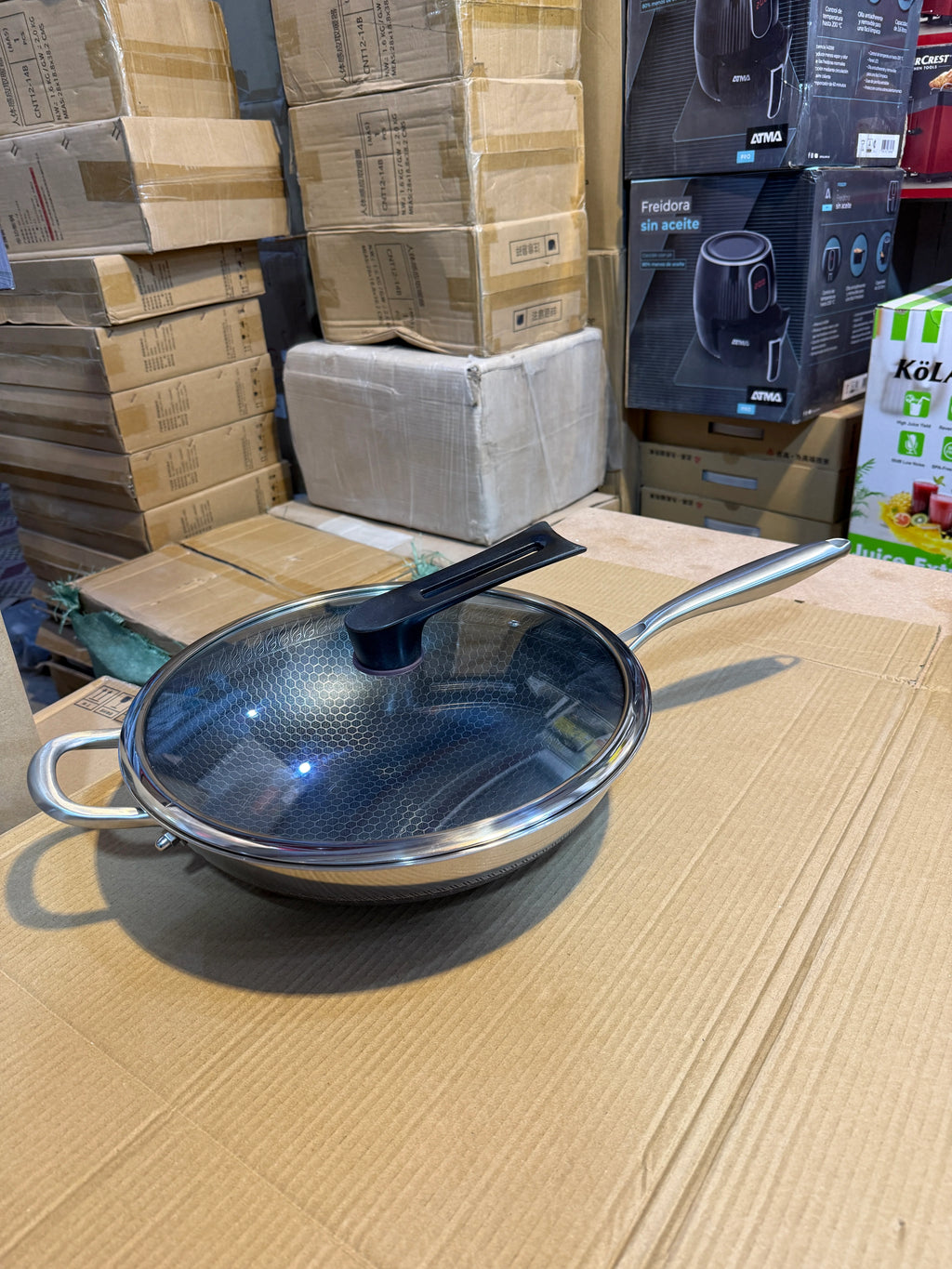 Germany Imported Laser Coated Deep Fry Pan
