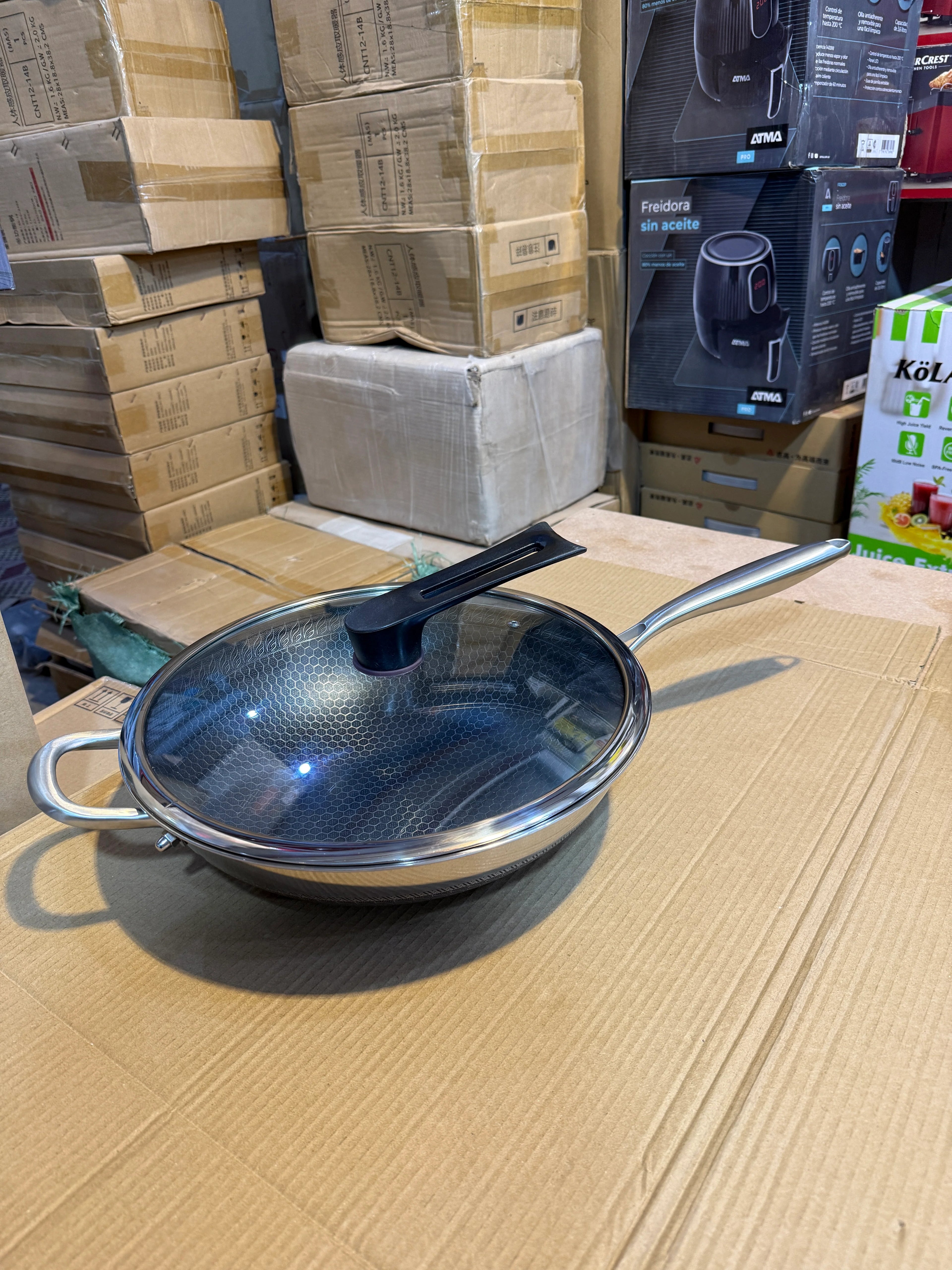 Germany Imported Laser Coated Deep Fry Pan