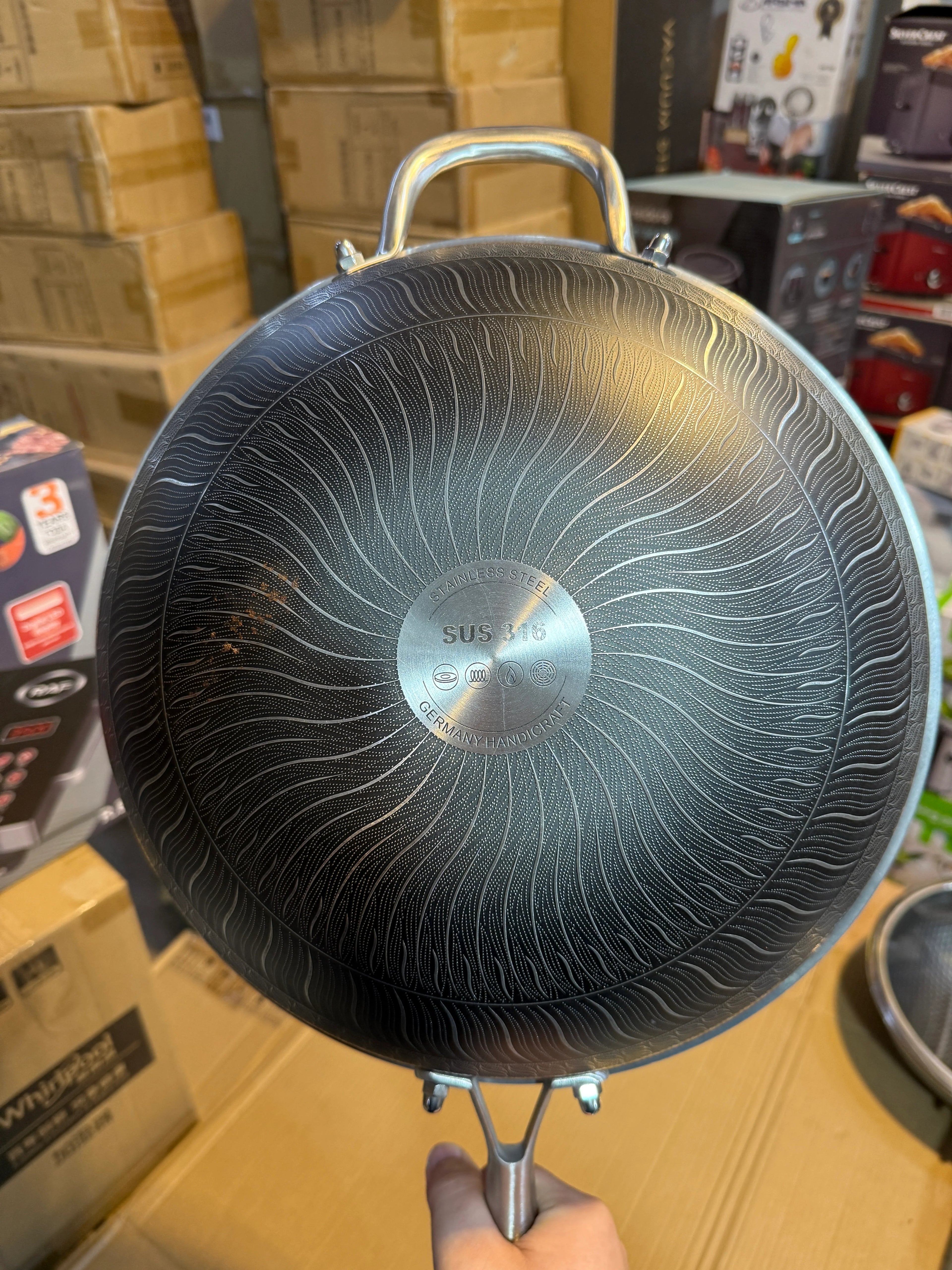 Germany Imported Laser Coated Deep Fry Pan