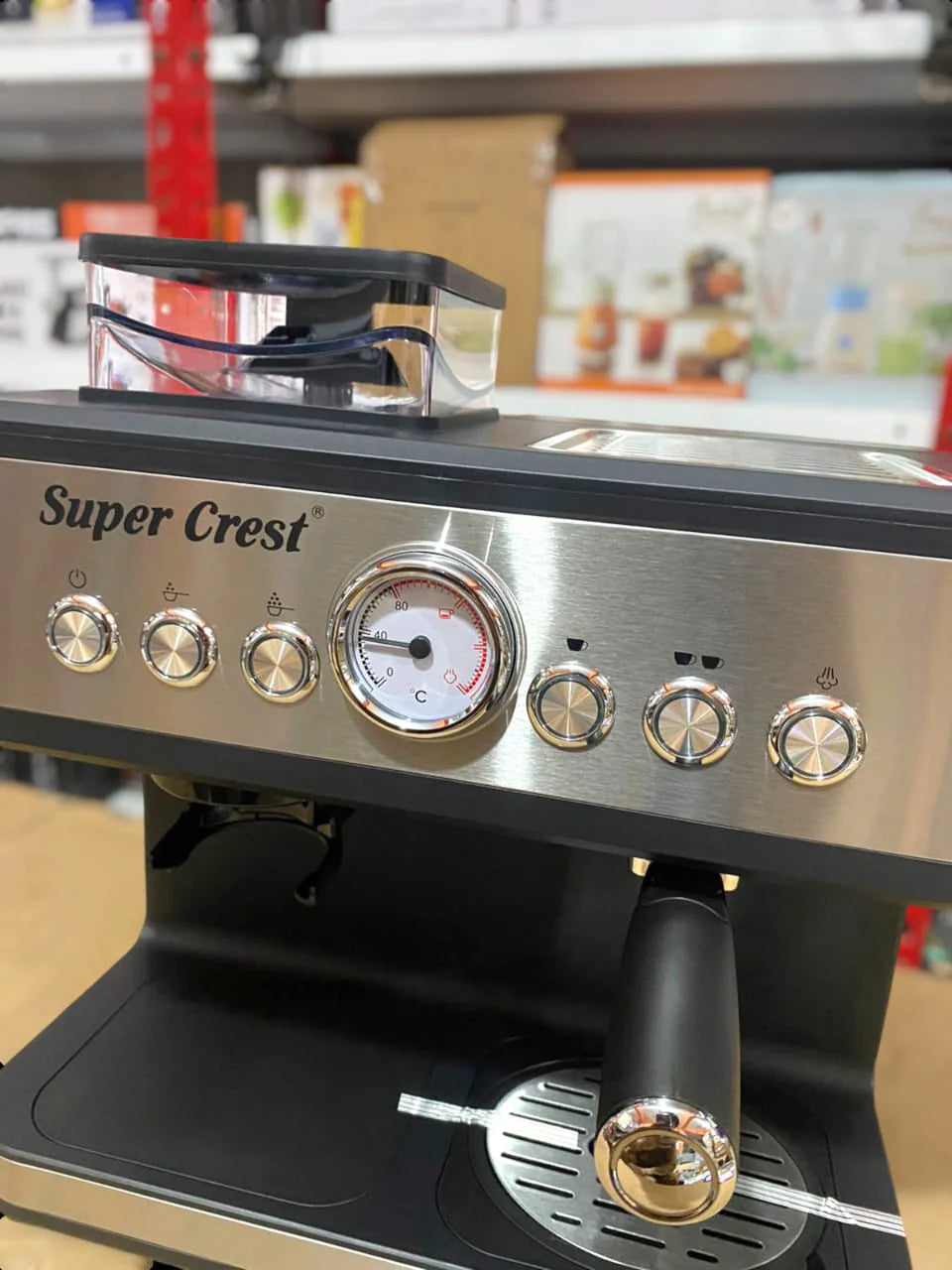 SUPER CREST 2 in 1 Big Size Coffee Machine 850W