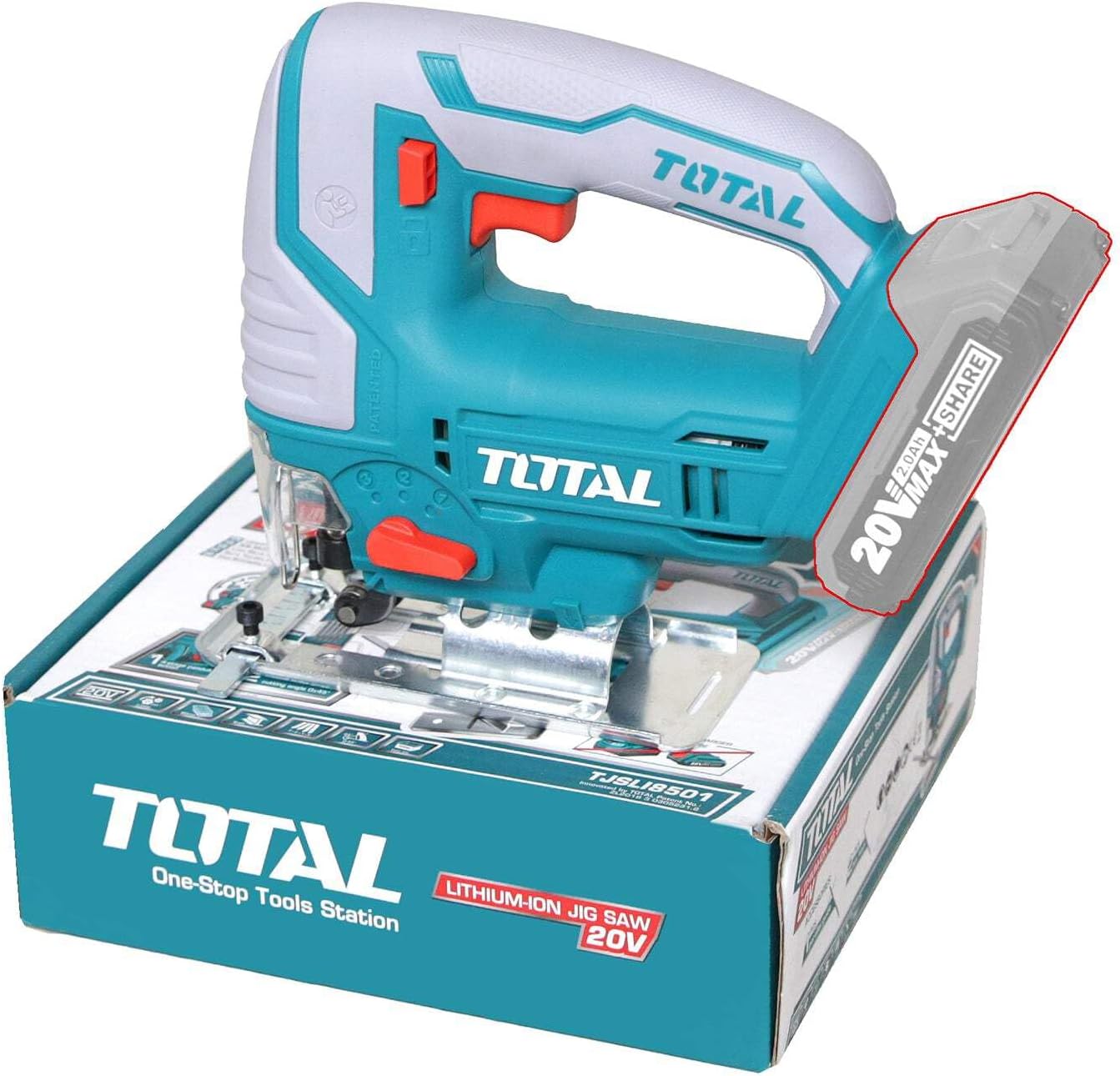 TOTAL JIG SAW Li - ion 20V