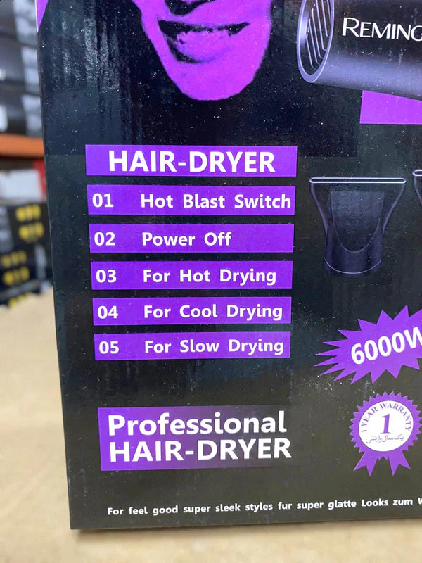 REMINGTON Professional Hair Dryer D-9002
