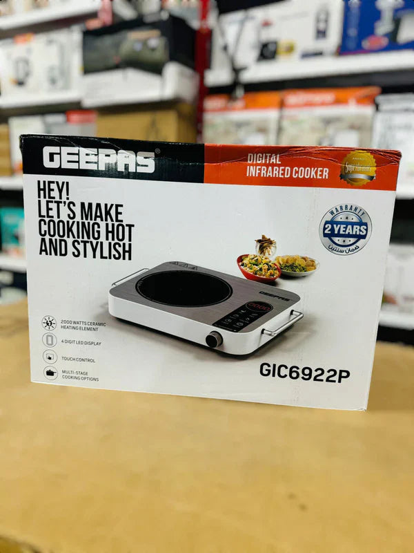 Geepas 2000W Digital Infrared Cooker/Hotplate 6922